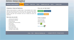 Desktop Screenshot of clarkstoninternalmedicine.com